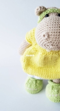 Crochet Wonders Design - Olga kurchenko - Hippo - Russian