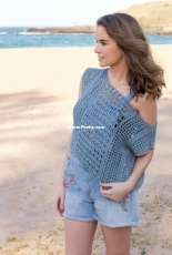 Hopeful Honey - Olivia Kent - Sea Spray Bohemian Top - Free