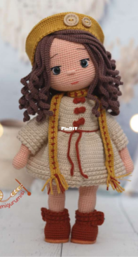 Dünyanın Amigurumisi - Bilgenur Çamtosun - Valeria Doll - Valeria Bebek - Turkish