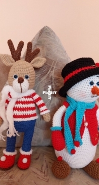 Reindeer and Snowman