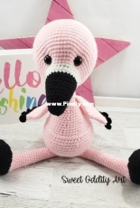 Sweet Oddity Art - Carolyne Brodie - Fancy the Flamingo Crochet Pattern