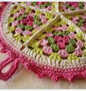 Binoo Créations - Sweet Tart Potholder - French