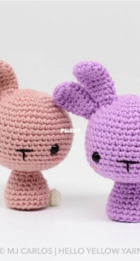 Hello Yellow Yarn - MJ Carlos - Sweet little Bunny - Free