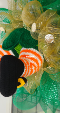 Stringy Ding Ding - Olive - St. Patrick’s Day Leprechaun Stuck in Wreath - Free