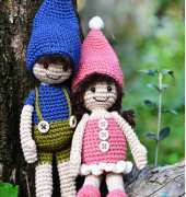 Airali Handmade - Airali Design -  Ilaria Caliri - G  and L amigurumi elves