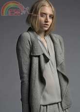 Shibui Knits-Monochrome|Aperture Cardigan by Kirsten Johnstone