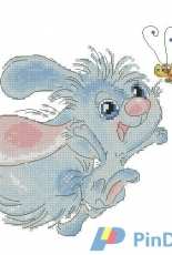 Bunny with Butterfly by Natasha4000