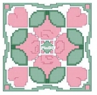 San-man Originals - Chubby Rose Square by Sandra Dering