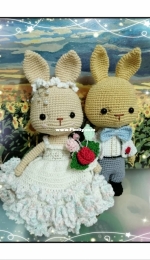Amigurumi Wedding Bunny