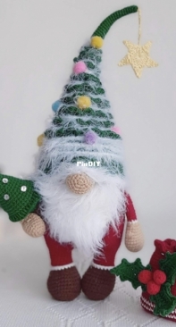 Knitted Toy Zoo - Anna Prishchenko - Anna Prishenko - Christmas gnome toy