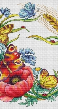 Stitch Home - Dance Over The Meadow Wreath by Anastasia Shvetsova XSD