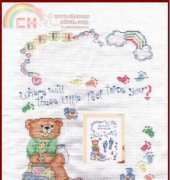 cross stitch footprints