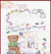 cross stitch footprints