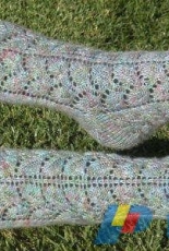 Leaf Garden Socks by Wendy Gaal -Free