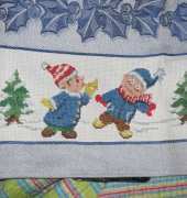 Paño de cocina navideño