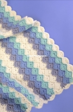 Lincraft - P009 Harlequin Striped Blanket - Free