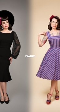 Charm Patterns - Night and Day Dress - Sizes 2-20