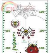 Ladybug and Insects Heightchart from Artime Motivos Infantiles 2  XSD