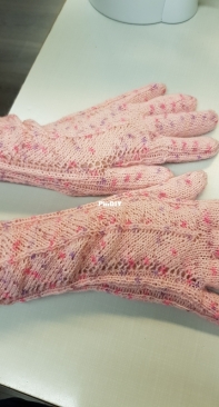 Bromilliad gloves by Joanna Ryan-Free
