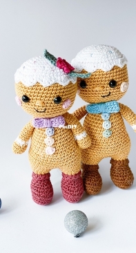 Blue Sparrow Handmade - Bianca Flatman - Ginby and Ginny the Gingerbreads