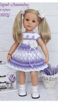 Zina Povyazushkina-Gotz-Lavender dress-English