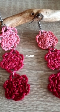 Earrings and medal