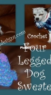 Posh Pooch Designs - Sara Sach - Four Legged Dog Sweater