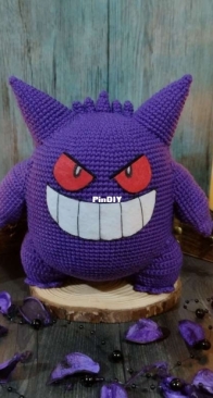 Pumpi Crochet - Fernanda Reyes - Gengar