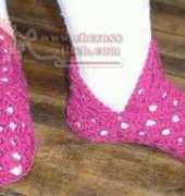 Just Plain Fun - JPF Crochet Club - Julie A Bolduc - Granny Square Slippers