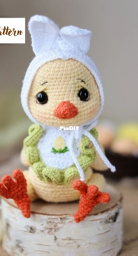 Crochet toys by Olga - Olga Gaevskaya - Chick the Chicken