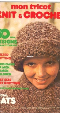 Mon Tricot MD28/MJ28 Knit & Crochet, edited by Paulette Chevassus - 1975