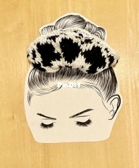Cow Scrunchy by Megan Garland