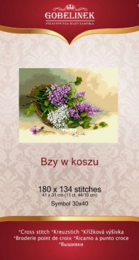 Gobelinek GC7306 - Lilacs in a Basket