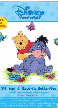 Designer Stitches - J41 - Pooh And Eeyores Butterflies