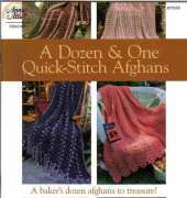 Annies Attic 8755550 - A Dozen & One Quick Stitch Afghans