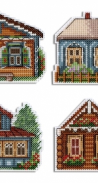 M.P. Studio  М.П. Студия  Firebird P-706 Houses Magnets PCS
