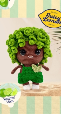 Estrelinha Preciosa - Gabrielle Oliveira - Fruity dolls: Sweet Orange doll, Sweet Apple doll, Sweet Lemon doll, Sweet Strawberry doll - Free