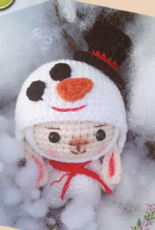 Mao Xian Qiu Mao Qiu - Costume Doll Cat Series - Snowman - Chinese