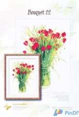 I Love CrossStitch HF-022 - Bouquet 22