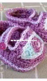 Holland Designs - Lisa van Klaveren - Rose Mary Jane Baby Shoes -Free
