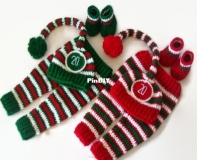 Crafty Stitchaway - Delores Wanetta Cavanaugh - Twin Christmas Set