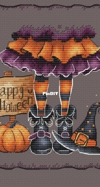 Feerique cross stitch- Happy Halloween