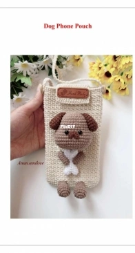 Anan Amilove - An An Craft - Trần Thị Hạnh - Huyền Trần - Dog Phone Pouch