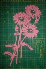 Kirigami chrysanthemum