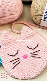 Atelie Pingouin - Josi Sena - Cat bag - Bolsa Gatinho - Portuguese - Free