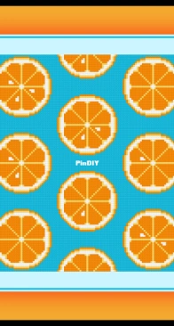 Cross Stitch Quest - Orange Slices - free