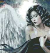 BAB0385 Raven Haired Angel