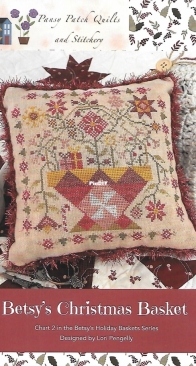 Pansy Patch Quilts and Stitchery - PPQS052 - Betsys Christmas Basket by Lori Pengelly