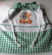 My cute teddy draw string bag