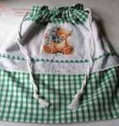 My cute teddy draw string bag
